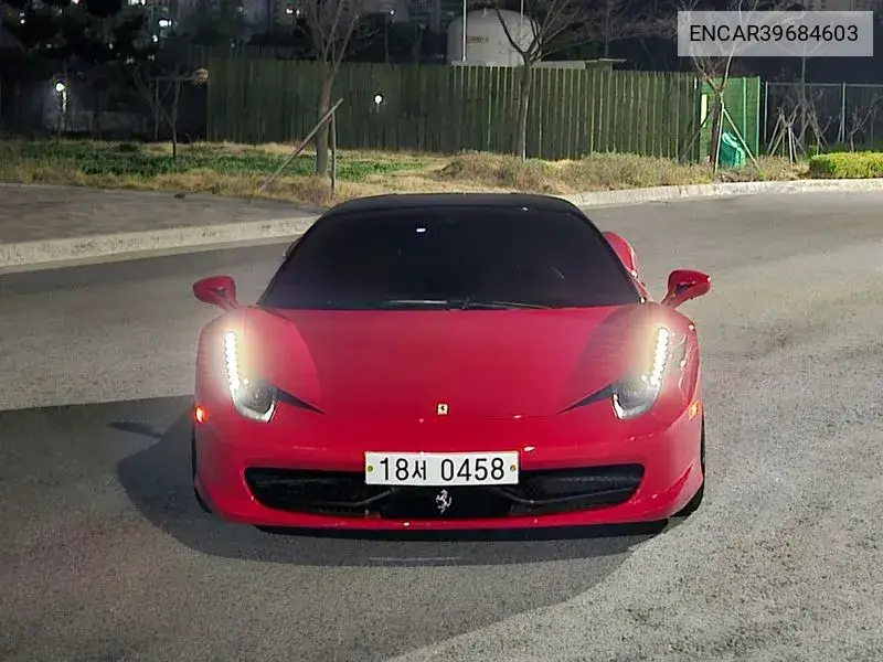 Ferrari 458 2012 года выпуска